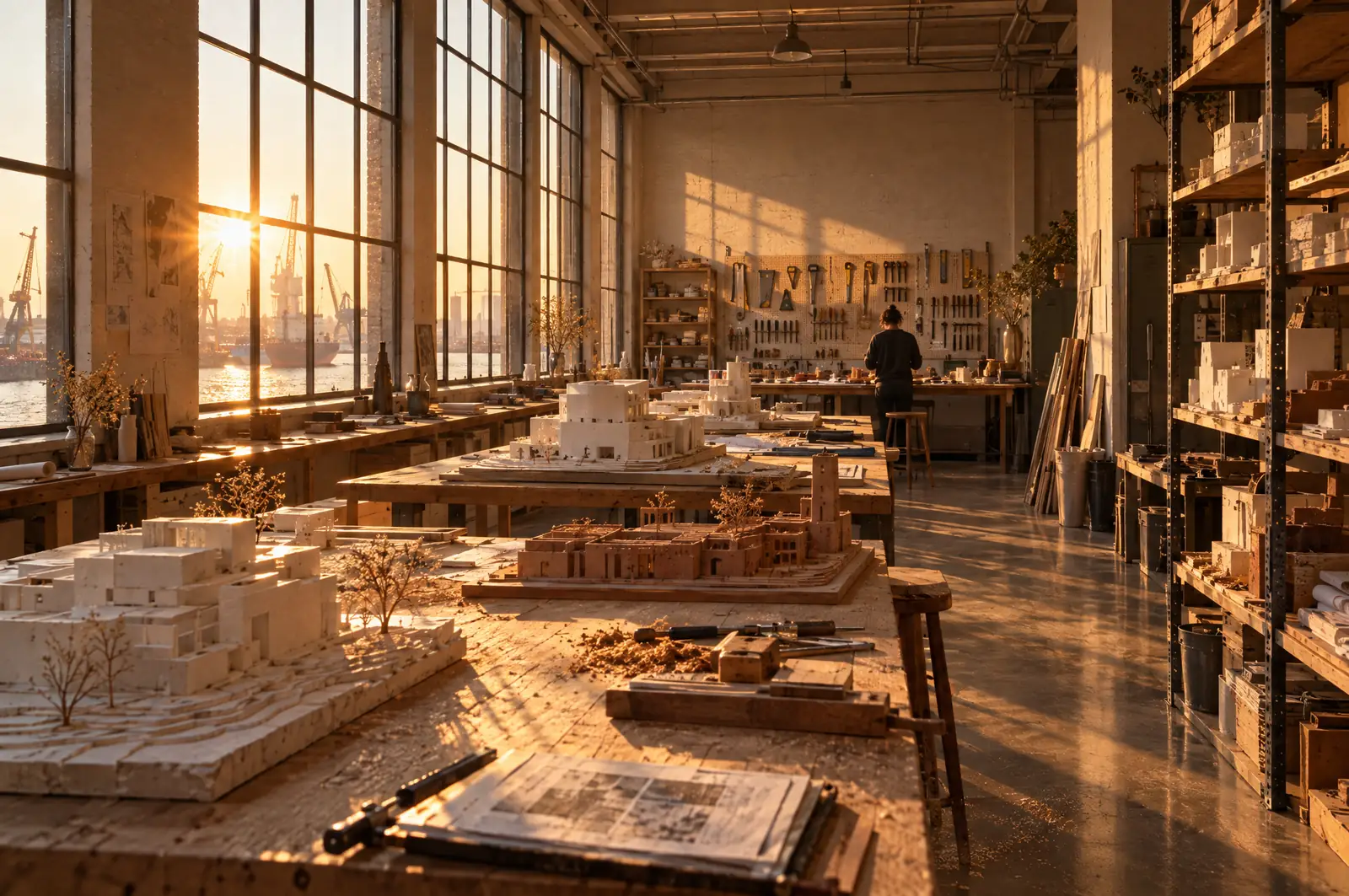 The model workshop, Maashaven, Rotterdam